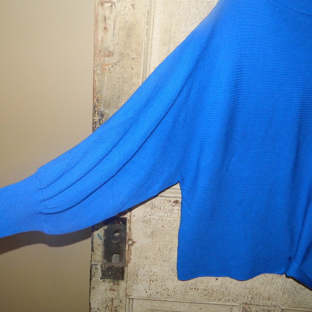 Ann Klein Ribbed Knit Sweater Top Size M  (R-5) - Picture 4 of 5